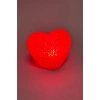 Işıklı Kırmızı Kalp Led Lamba 11 cm