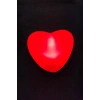 Işıklı Kırmızı Kalp Led Lamba 7 cm