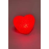 Işıklı Kırmızı Kalp Led Lamba 9 cm