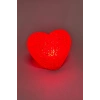 Işıklı Kırmızı Kalp Led Lamba 9 cm