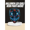 Işıklı Led Maske Parti Eğlence Maskesi Hallowen Neon Maske