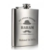 İsme Özel Kral Babam 9 Oz Çelik Cep Matarası 266 Ml İçecek Cep Matarası Babaya Hediye