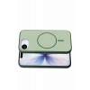  Apple iPhone 16E Neva Magsafe Kapak - Koyu Yeşil