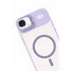 Apple iPhone 17 Air Remim Lensli Magsafe Standlı Kapak - Lila