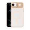  Apple iPhone 17 Air Remim Lensli Magsafe Standlı Kapak - Pembe