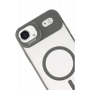  Apple iPhone 17 Air Remim Lensli Magsafe Standlı Kapak - Titan Gri