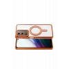  Xiaomi Redmi 15 4G Joke Simli Magneticsafe Kılıf - Turuncu