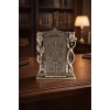 Kâbe Kapısı Figürü – Silver Renk Dekoratif Biblo | Manevi ve Anlamlı Hediye 25 cm