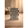 Kâbe Kapısı Figürü – Silver Renk Dekoratif Biblo | Manevi ve Anlamlı Hediye 25 cm
