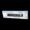 Kablolu RGB Oyuncu Klavye ve Mouse Seti - Siyah