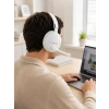 Kablosuz Bluetooth Mikrofonlu Beyaz Kulaklık  Rgb Işıklı