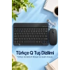 Kablosuz Klavye Mouse Takımı Türkçe Karakterli Tuşlar