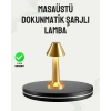 Kablosuz Led Masa Lambası 1800mah 3 Renk Aydınlatma Dokunmatik