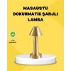 Kablosuz Led Masa Lambası 1800mah 3 Renk Aydınlatma Dokunmatik
