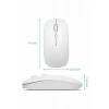 Kablosuz Mouse Fare Şarjlı Bluetooth Wireless Çift Modlu Sessiz