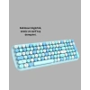 Kablosuz Retro Klavye Ve Mouse Seti – 104 Tuşlu, Sessiz Yazım