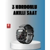 Kablosuz Şarjlı Akıllı Saat Ultra İnce Tasarım