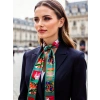 Kadın Çiçek Hayvan Desenli Modern Fular – Boyun, Çanta & Saç Aksesuarı – Şık Hediye Alternatifi