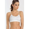 Kadın Ince Askılı Pedli Büstiyer Yarım Atlet Sütyen 3lü Set