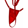 Kadın Kırmızı Askılı Fantezi G String İç Çamaşırı