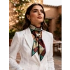 Kadın Klasik Stil Desenli Fular-Minimal ve Klasik Stil-Zamansız Tasarım, Özel Günler İçin Hediye