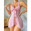 Kadın Pembe Transparan Fantezi Gecelik 2275