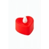 Kalp Şekilli Işıklı Mum 4 cm