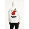 Kapşonlu Sweatshirt Ön  Arka Baskılı - Beyaz -