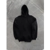 Kapüşonlu Üç İplik Penye Basic SweatShirt - Siyah -