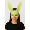 Karanlıkta Parlayan Fosforlu Tavşan Maskesi – Glow Bunny Masquerade Maske (32x22 cm)