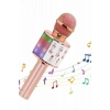 Karaoke Mikrofon Bluetooth Bağlantılı Aux Girişli Uzun Pil Ömrü Yüksek Ses Kaliteli