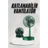 Katlanabilir Teleskopik Şarjlı Fan Masaüstü Soğutucu Vantilatör