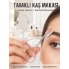Kavisli Kaş Kirpik Düzeltici Bıyık Alma Taraklı Kaş Makası Yüz Bakım Seti Makas