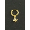 Kelebek Lüks Çelik Kulak Burun Piercing 1 Adet