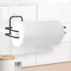 Kendiliğinden Yapışkanlı Krom Paslanmaz Metal Havlu Kağıtlık Aparatı (4887)