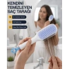 Kendini Temizleyen Ergonomik Saç Tarağı – ABS Gövde, Silikon Diş