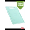 Kesme Tahtası Kaydırmaz Plastik Kesme Sunum Tahtası Pratik Kesim Panosu 160x245 Mm -FR-107