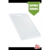Kesme Tahtası Plastik Büyük Kesme Sunum Tahtası Kesim Panosu 225x325 Mm -FR-108