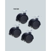 Kilitli 4 Cm Tekerlek Ayak 4’lü Set Zemin Koruyucu