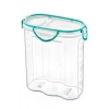 Kilitli Kapaklı Contalı Hava,Su Sıvı Geçirmez 2,4 Litre Erzak Saklama Kabı-SA590 (4887)
