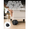 Kilitli Mobilya Tekerleği 6 cm 4’lü Kolay Kurulum