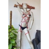 Kırmızı Deri Vücut Harness