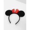 Kırmızı Fiyonklu Minnie Mouse Taç Fare Tacı Kafa Bandı