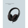 Kırmızı Gaming Headset Mikrofonlu Sağlam Kablolu Konforlu