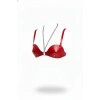 Kırmızı Göğüs Harness Konik Kesim Zımba Detaylı - Brf1380
