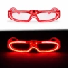 Kırmızı LED Işıklı Parti Gözlüğü 3 Modlu – Glow & Gece Eğlence Gözlüğü