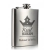 Kişiye Özel Babaya Hediye 9 Oz Çelik Cep Matarası 266 Ml İçecek Cep Matarası