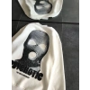 Kışlık Bisiklet Yaka Baskılı SweatShirt - Beyaz -