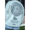 Kışlık Bisiklet Yaka Ön Ve Arka Baskılı SweatShirt - Beyaz -