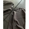 Kışlık Bisiklet Yaka Üç İplik Basic SweatShirt - Füme -